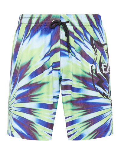Tie-Dye Swim-Trunks Tiger