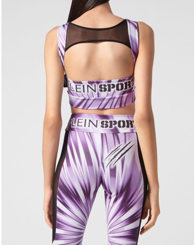 Tie-dye Jogging Cropped Top Scratch