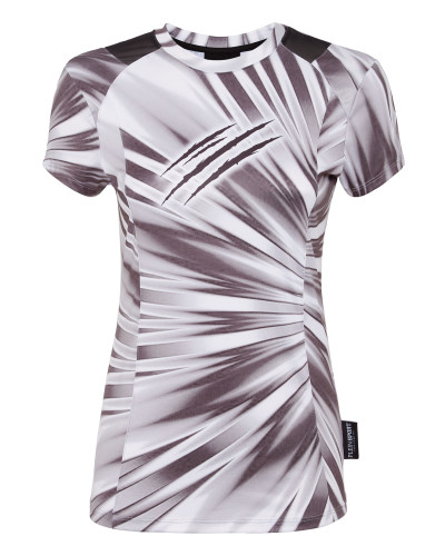 Tie-dye T-shirt Round Neck SS Scratch