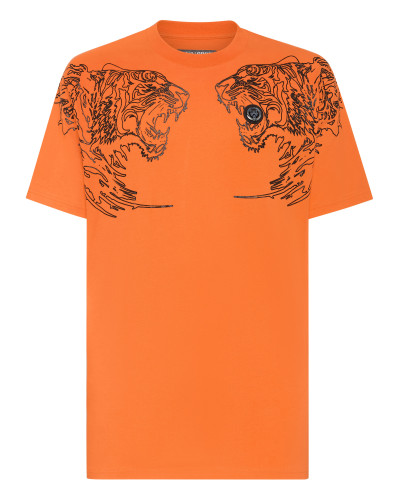 T-shirt Round Neck Tiger
