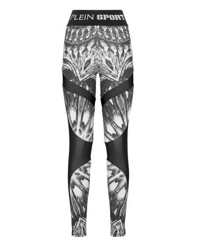 Jogging Leggings Optical Flower