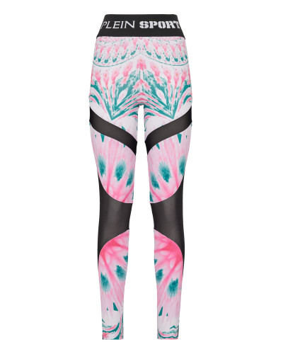Jogging Leggings Optical Flower