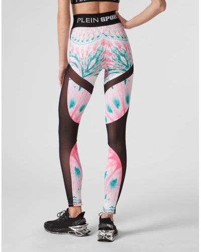 Jogging Leggings Optical Flower