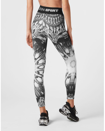 Jogging Leggings Optical Flower