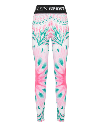 Jogging Leggings Optical Flower