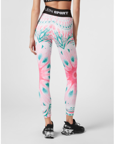 Jogging Leggings Optical Flower