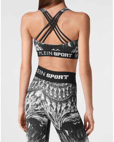 Jogging Bra Optical Flower