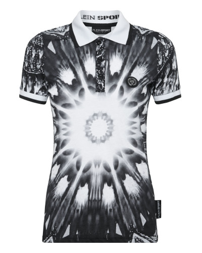 Polo Shirt Optical Flower