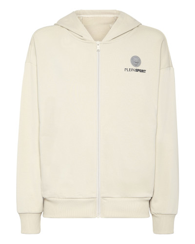 Oversize Zipped Hoodie Sweatshirt LS Scratch