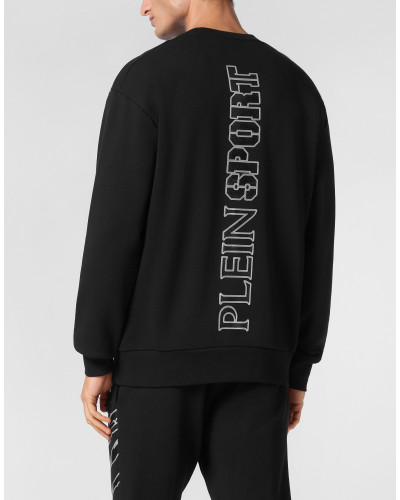 Cotton Sweatshirt Round Neck LS Lamina Scratch