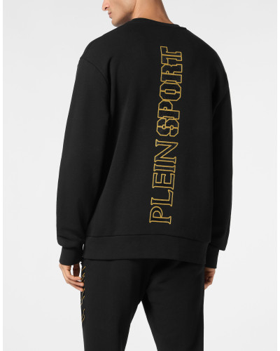 Cotton Sweatshirt Round Neck LS Lamina Scratch