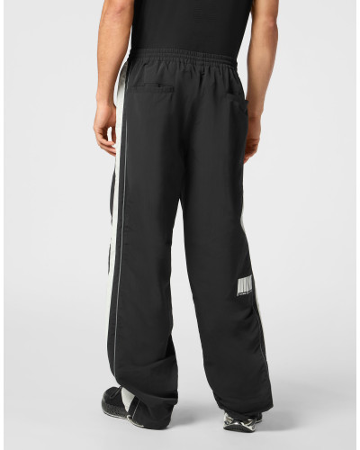 Nylon Loose Fit Jogging Trousers