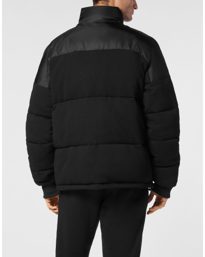 Hybrid Jersey Puffered Jacket LS