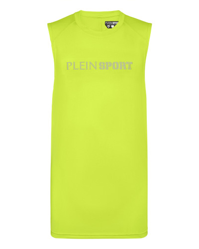 Reflective Tank Top Round Neck