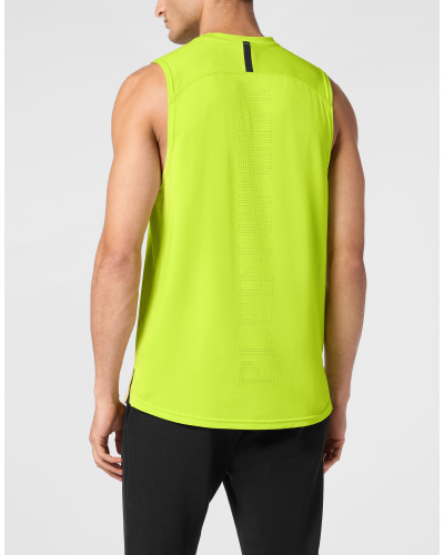 Reflective Tank Top Round Neck