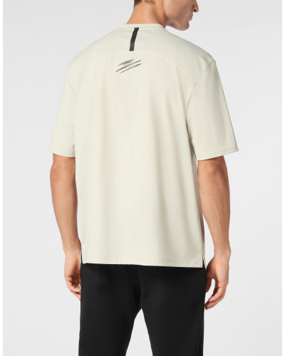 Micro Rib T-shirt Round Neck SS