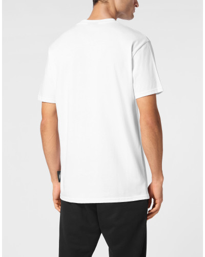 Cotton Dotted Lamina T-shirt Round Neck SS Tiger