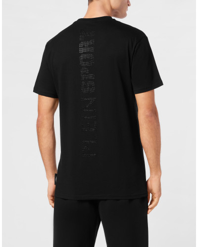 Cotton T-shirt Round Neck SS Lamina Scratch