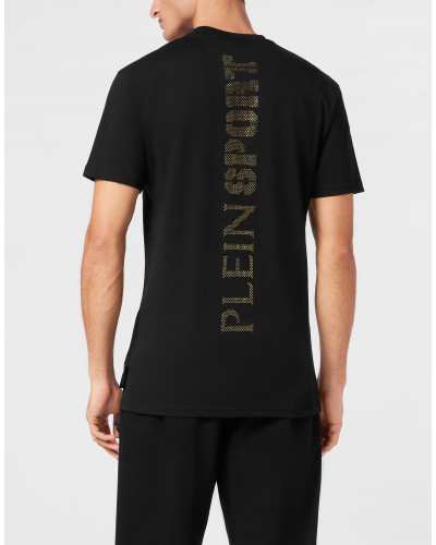 Cotton T-shirt Round Neck SS Lamina Scratch