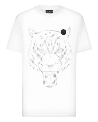 Cotton T-shirt Round Neck SS  Lamina Tiger