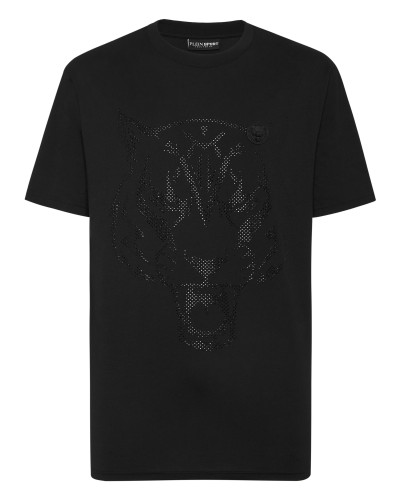 Cotton T-shirt Round Neck SS  Lamina Tiger