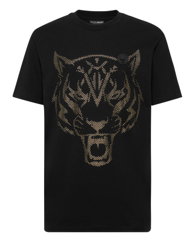Cotton T-shirt Round Neck SS  Lamina Tiger