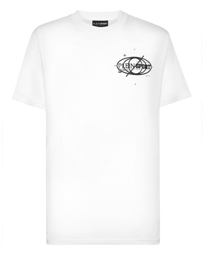 Plein Sport Cotton T-shirt Round Neck SS Logos