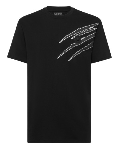 Cotton T-shirt Round Neck SS Lamina Scratch