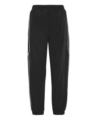 Nylon Loose Fit Piping Jogging Pants Scratch