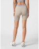 Rib Seamless Biker Shorts Logo