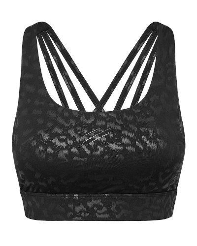 Black Leopard Sport Bra